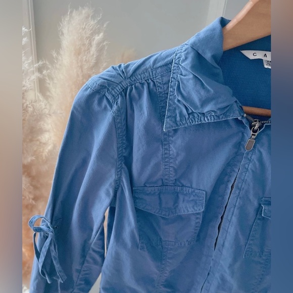CAbi Blue Cargo Utility Jacket Size XS - Picture 4 of 11